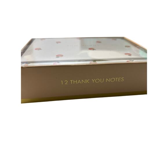 LADY JAYNE 12 BLANK CARDS WITH ENVELOPES PEACH PRINT - Picture 4 of 4